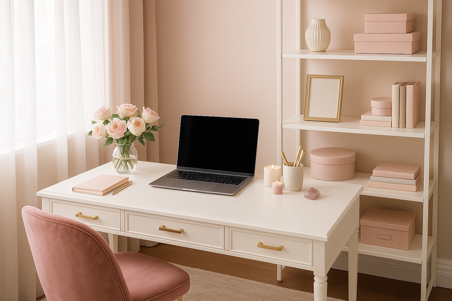 girly office