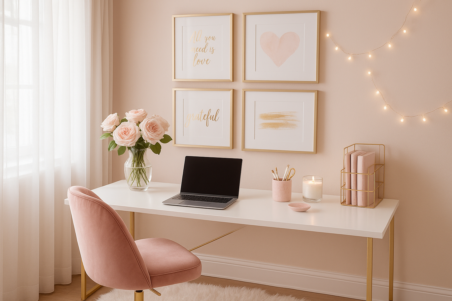 girly office